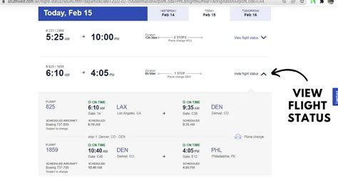 southwest 647 flight status.